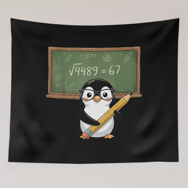Item preview, Math Penguin √4489 Equals 67 Six Seven T-Shirt designed and sold by LashondaGreen89.