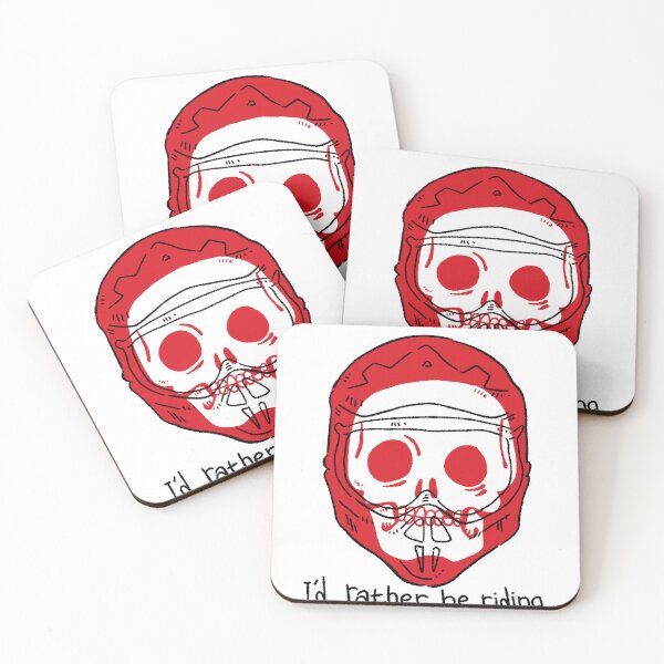 Item preview, Red I’d Rather Be Riding: Bold Humor Moto Art designed and sold by RNASstuff.
