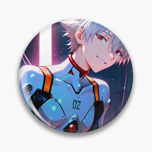 Item preview, Kaworu Nagisa Neon Genesis Evangelion Anime Pilot Plugsuit Sci Fi Neon designed and sold by CarlosBender.
