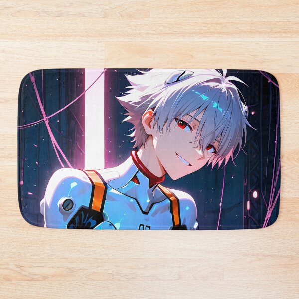 Item preview, Kaworu Nagisa Neon Genesis Evangelion Anime Pilot Plugsuit Sci Fi Neon designed and sold by CarlosBender.