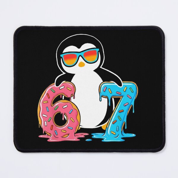 Item preview, Cool Donut 67 Six Seven Penguin Birthday T-Shirt designed and sold by LashondaGreen89.