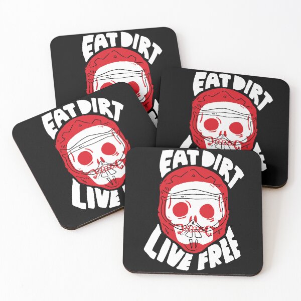 Item preview, Eat Dirt Live Free: Red Skull Motocross Mantra designed and sold by RNASstuff.