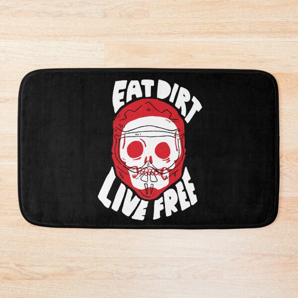 Item preview, Eat Dirt Live Free: Red Skull Motocross Mantra designed and sold by RNASstuff.