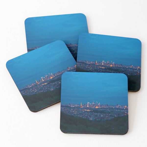 Item preview, Parisian Dreams Iconic Tower Skyline at Twilight designed and sold by Cozyartsss.