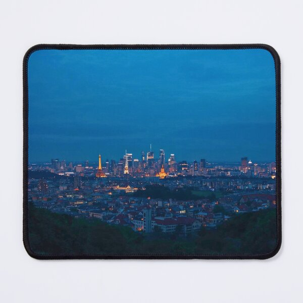 Item preview, Parisian Dreams Iconic Tower Skyline at Twilight designed and sold by Cozyartsss.