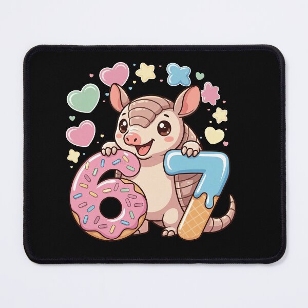 Item preview, Cute Armadillo 67 Six Seven Donut Ice Cream Tee designed and sold by LashondaGreen89.