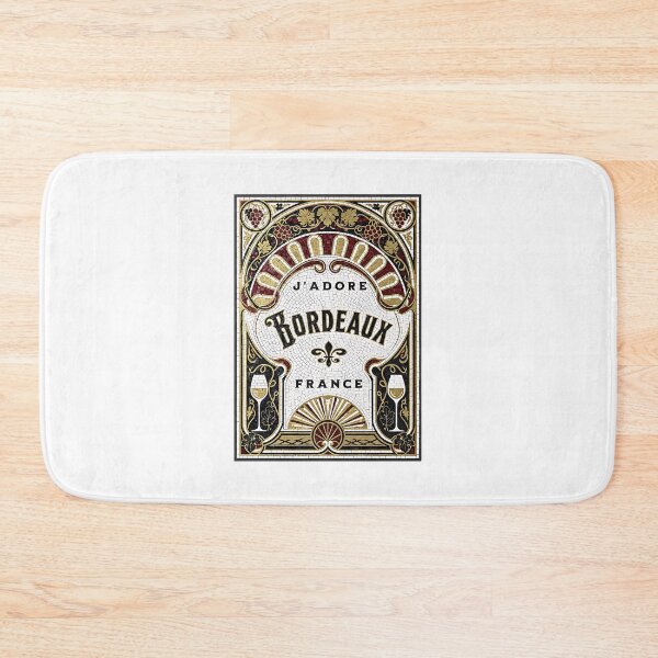 Item preview, J’adore Bordeaux – Vintage French Wine Mosaic Art designed and sold by FrancophileFun.