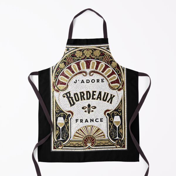 Item preview, J’adore Bordeaux – Vintage French Wine Mosaic Art designed and sold by FrancophileFun.