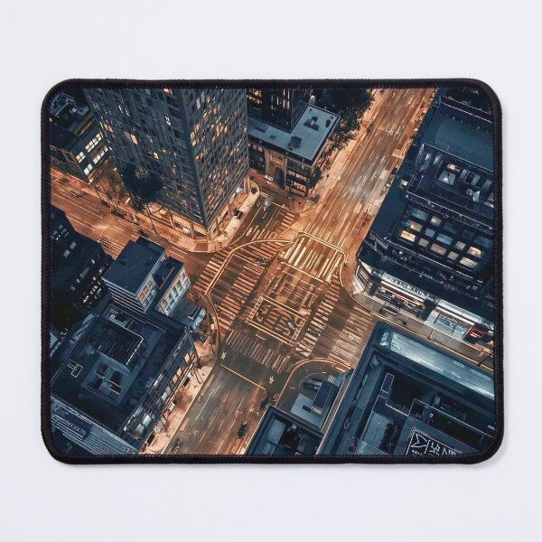 Item preview, Kinetic City Core Angled Midnight Intersection designed and sold by Cozyartsss.