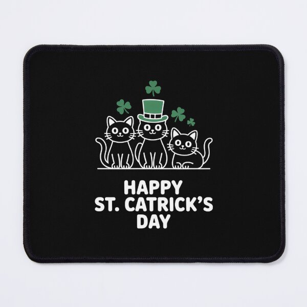 Item preview, Happy St. Catrick's Day Saint Patrick's Day Cat designed and sold by EllenJast.