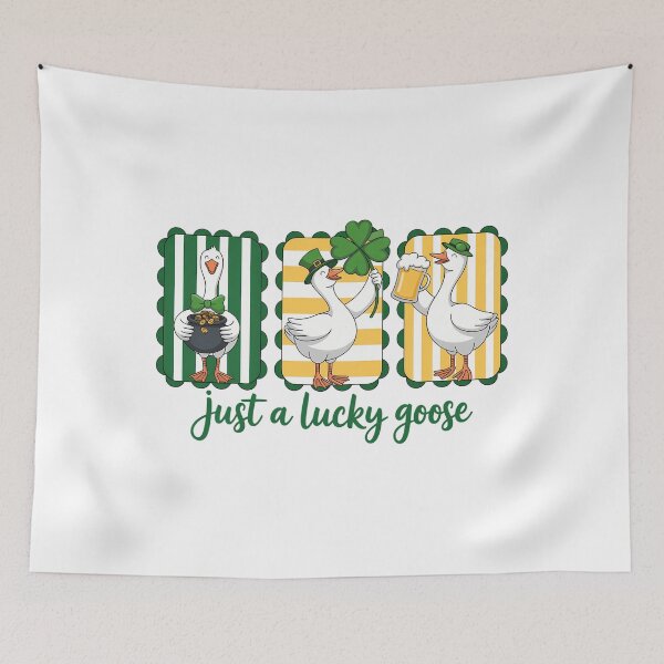 Item preview, Just A Lucky Goose St Patrick's Day Goose designed and sold by JonathalIngham.
