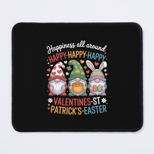Item preview, Happy Valentines St Patrick Easter Happy Holiday Gnome designed and sold by EllenJast.