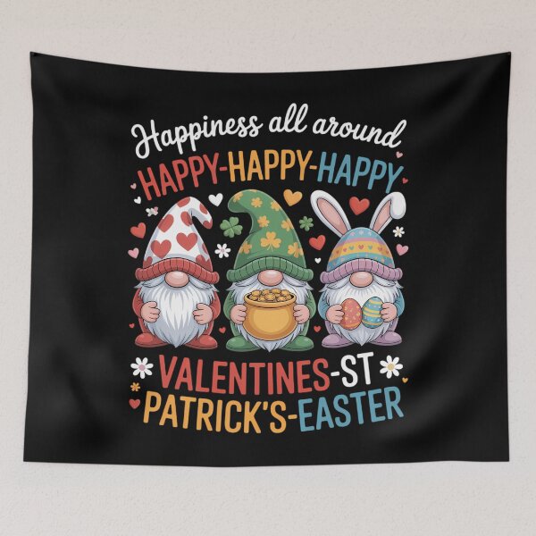Item preview, Happy Valentines St Patrick Easter Happy Holiday Gnome designed and sold by EllenJast.