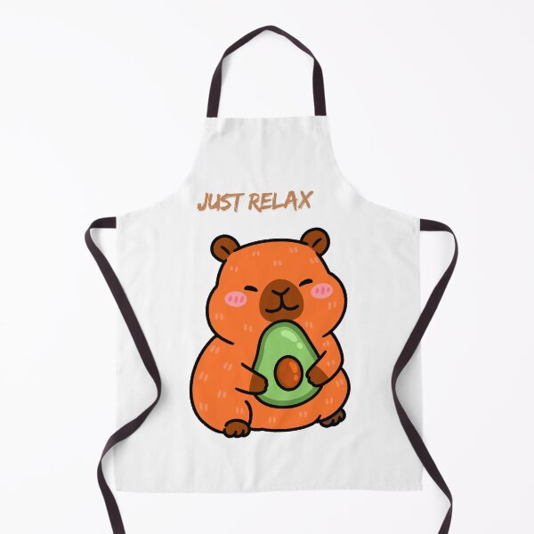 Item preview, Cute Capybara Chill Vibes Illustration designed and sold by Kari2023.