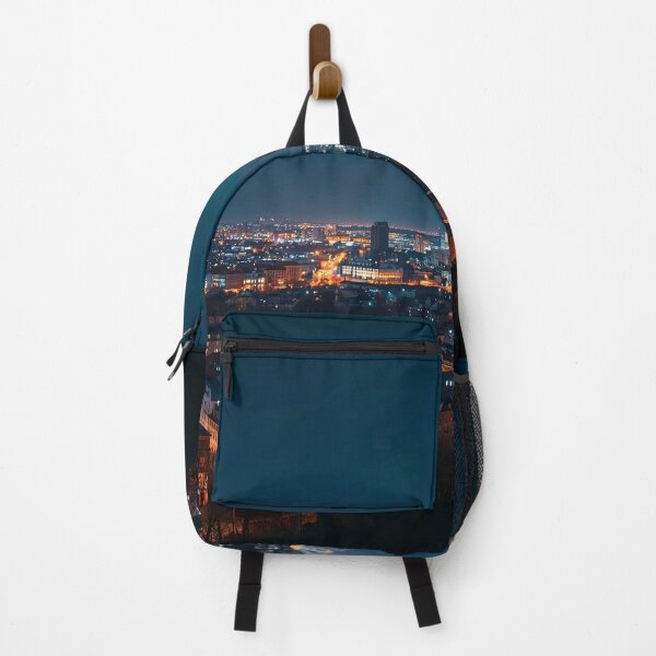 Item preview, Distant Metropolitan Glow Wide-Angle Night Horizon designed and sold by Cozyartsss.