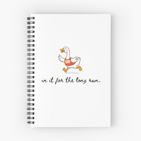 Item preview, In it for the long run 26.2 marathon goose designed and sold by JNArt.