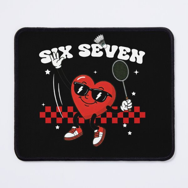 Item preview, Cool Six Seven 67 Heart Playing Badminton designed and sold by LashondaGreen89.