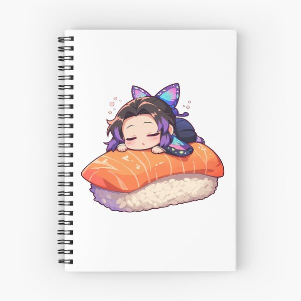 Item preview, Dreamy Shinobu Kocho Demon Slayer Chibi Sushi Anime Girl designed and sold by CarlosBender.