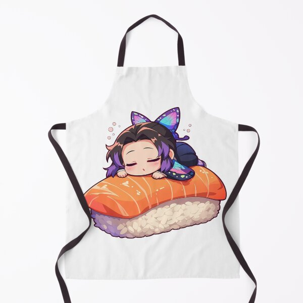 Item preview, Dreamy Shinobu Kocho Demon Slayer Chibi Sushi Anime Girl designed and sold by CarlosBender.