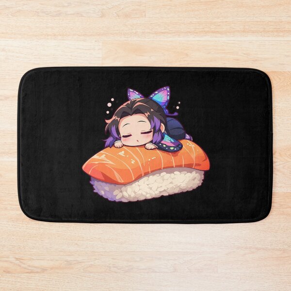 Item preview, Dreamy Shinobu Kocho Demon Slayer Chibi Sushi Anime Girl designed and sold by CarlosBender.