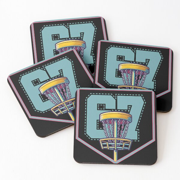 Item preview, Retro Disc Golf Basket 67 Six Seven Tee designed and sold by LashondaGreen89.