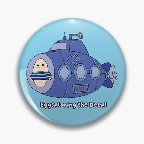 Item preview, Eggsploring the Deep! designed and sold by PandaVibe Prints.