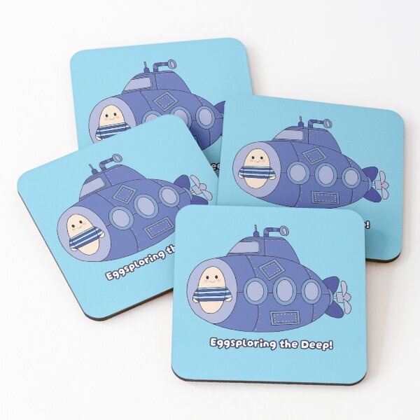 Item preview, Eggsploring the Deep! designed and sold by PandaVibe Prints.