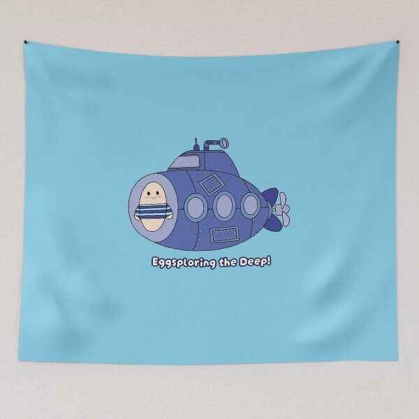 Item preview, Eggsploring the Deep! designed and sold by PandaVibe Prints.