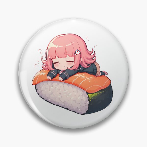 Item preview, Chiaki Nanami Danganronpa Chibi Kawaii Sushi Anime Girl designed and sold by CarlosBender.