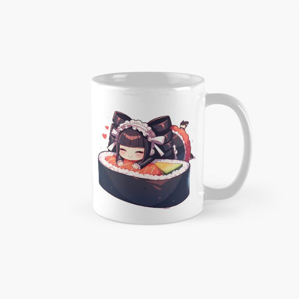 Item preview, Celestia Ludenberg Danganronpa Chibi Kawaii Sushi Anime Girl designed and sold by CarlosBender.