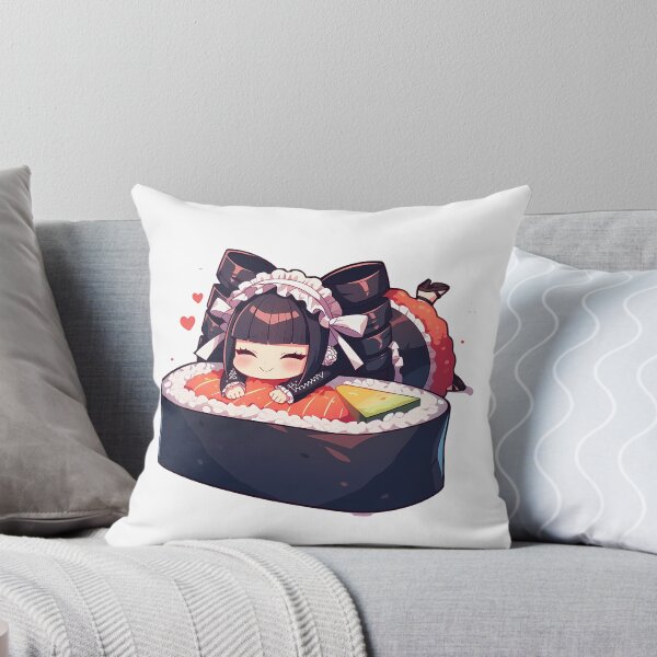 Item preview, Celestia Ludenberg Danganronpa Chibi Kawaii Sushi Anime Girl designed and sold by CarlosBender.