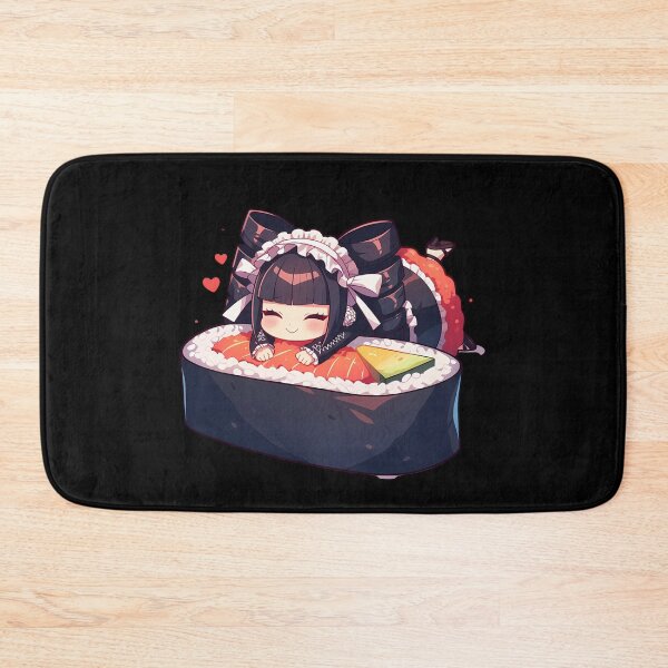 Item preview, Celestia Ludenberg Danganronpa Chibi Kawaii Sushi Anime Girl designed and sold by CarlosBender.
