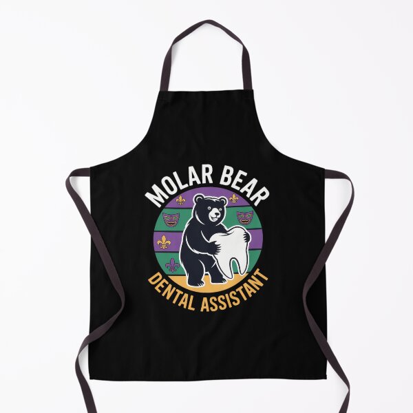 Item preview, Molar Bear Dental Assistant Mardi Gras Bear designed and sold by CruelShadesSt.