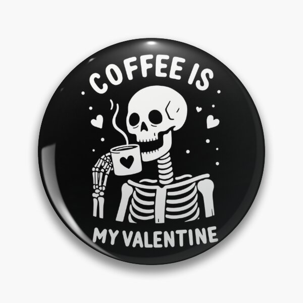 Artikelvorschau, Bee My Valentine Skeleton Coffee Love entworfen und verkauft von uldszunamql63.