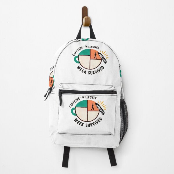 Item preview, Retro Caffeine & Willpower Coffee Cup Badge designed and sold by ART ATTACK ZONE.