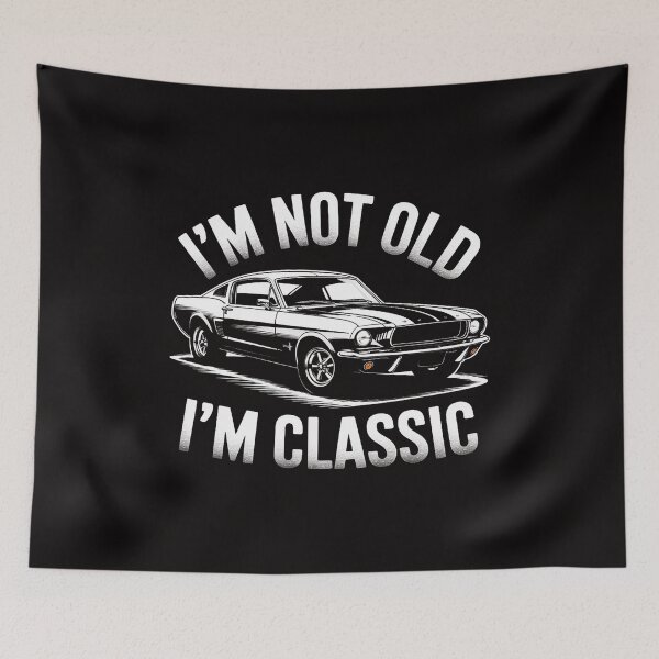 Item preview, Old Man Guy Humor Saying Classic Car designed and sold by HesterFoley.