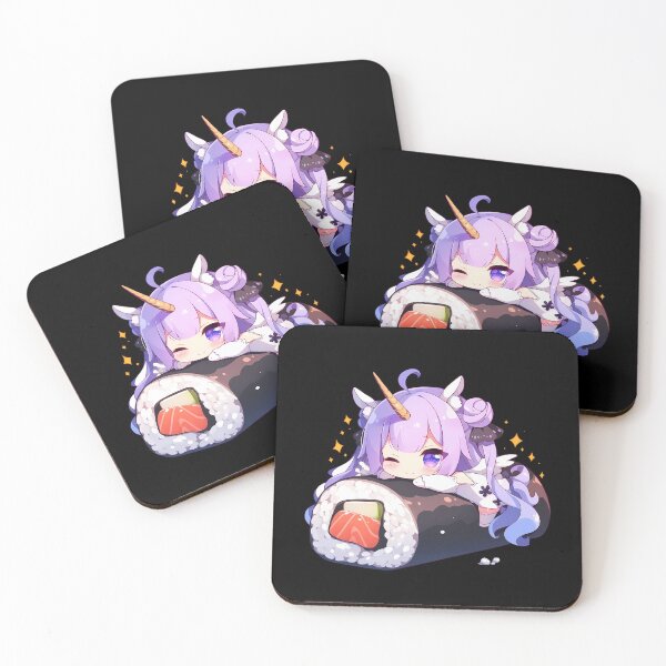 Item preview, Unicorn Azur Lane Chibi Sushi Kawaii Anime Girl Cute Magical Roll designed and sold by CarlosBender.