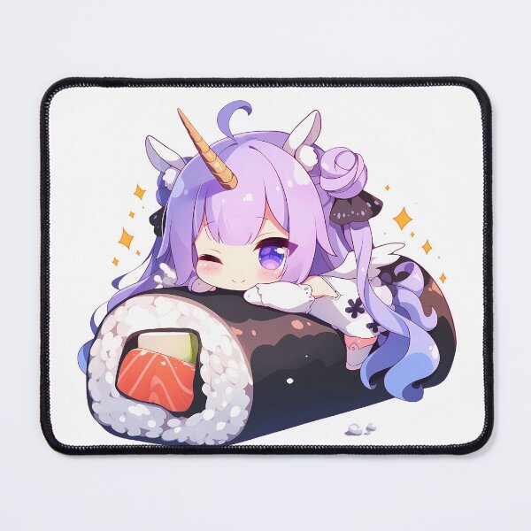 Item preview, Unicorn Azur Lane Chibi Sushi Kawaii Anime Girl Cute Magical Roll designed and sold by CarlosBender.
