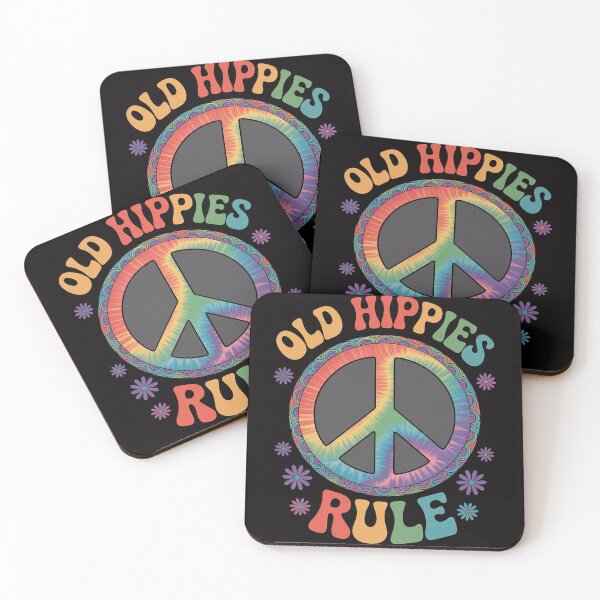 Item preview, Old Hippies Rule Hippie Hippy Gift designed and sold by HesterFoley.