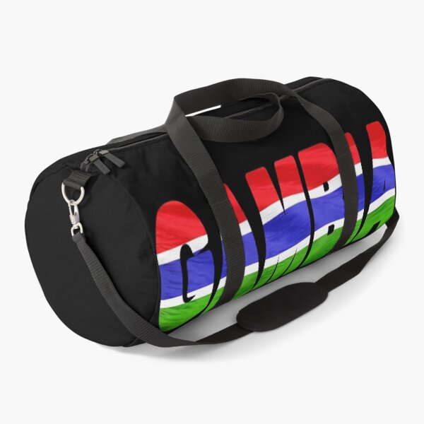 Item preview, GAMBIA - Flag Flying in Wind cut to Letters Souvenir Sticker Shirt T-Shirt designed and sold by Adam Gormley.