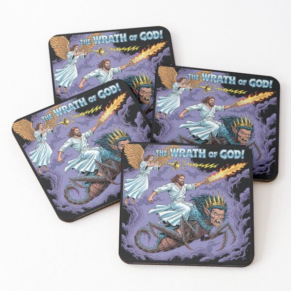 Item preview, Jesus Rides Abaddon in the Purple Wrath of God designed and sold by irregulargoods.