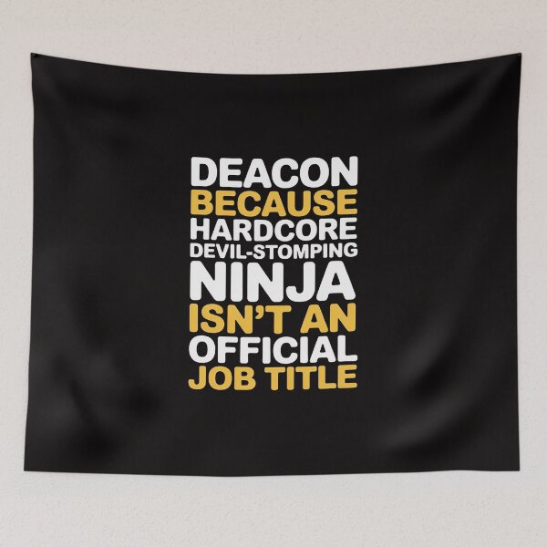 Item preview, Ninja - Christian Church Deacon designed and sold by HesterFoley.