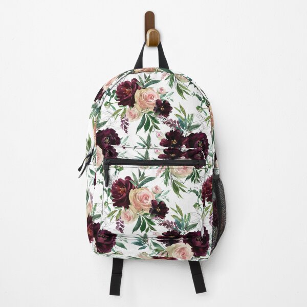 Item preview, Burgundy Florals designed and sold by WildAliceArt.