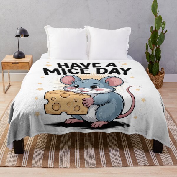 Item preview, Have A Mice Day Mouse Cheese designed and sold by EllenJast.