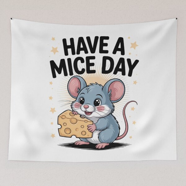 Item preview, Have A Mice Day Mouse Cheese designed and sold by EllenJast.