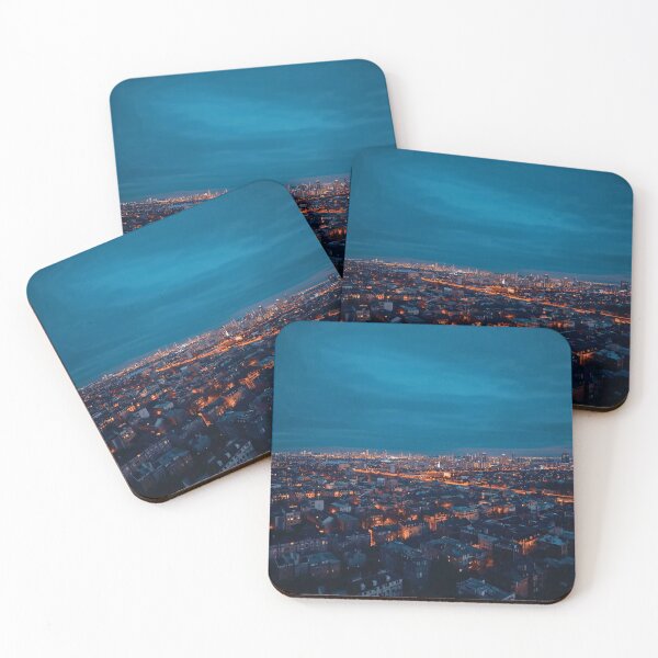 Item preview, Infinite Urban Glow Wide-Angle Metropolitan Horizon designed and sold by Cozyartsss.