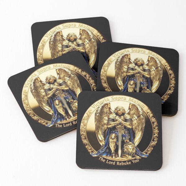 Item preview, The Lord rebuke you; Archangel Michael; Coin Style; designed and sold by StickerApe.