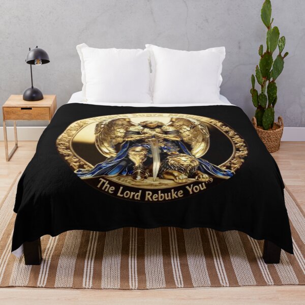 Item preview, The Lord rebuke you; Archangel Michael; Coin Style; designed and sold by StickerApe.
