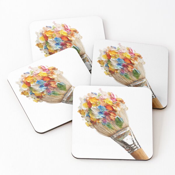 Item preview, Colorful Paintbrush Creative Art Illustration designed and sold by rachada99.