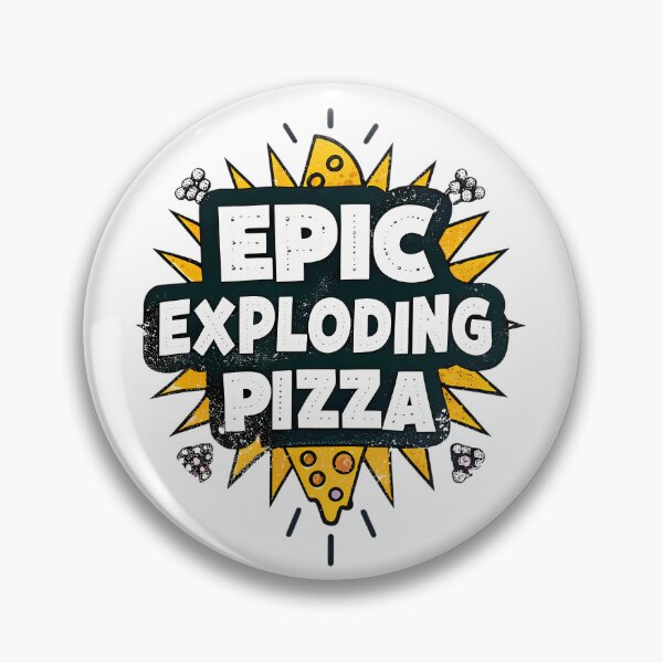 Item preview, Epic Exploding Pizza – Retro Comic Book Style Pop Art Foodie Graphic designed and sold by ART ATTACK ZONE.